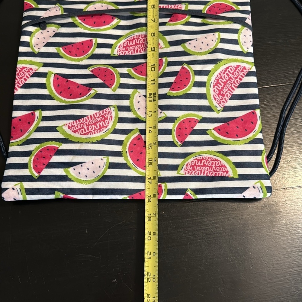 Watermelon Print Drawstring Thermal Backpack - image 2